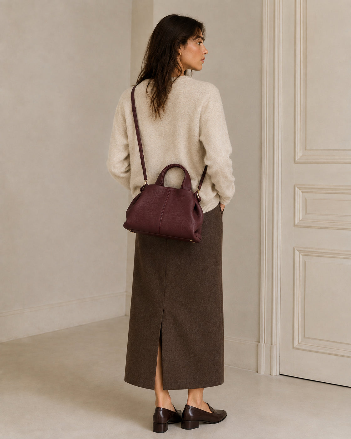 The Éloise Burgundy, Refined Modern Elegance