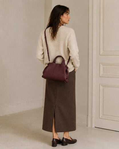 The Éloise Burgundy, Refined Modern Elegance