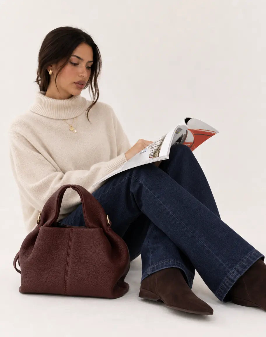 The Éloise Burgundy, Refined Modern Elegance