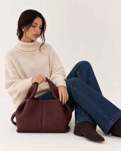 The Éloise Burgundy, Refined Modern Elegance